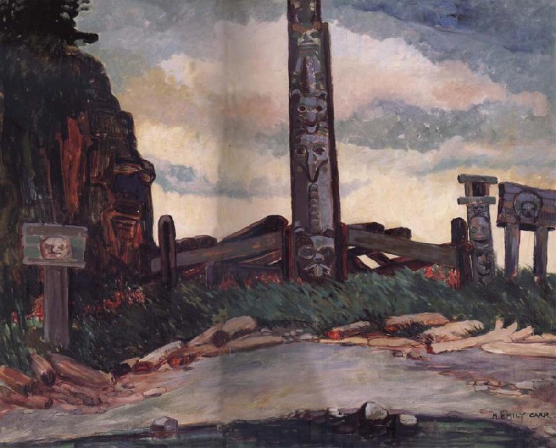 Emily Carr Totem By the Ghost Rock